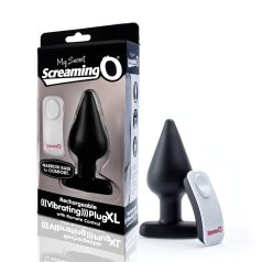 Screaming Plug XL – analni vibrator (crni)