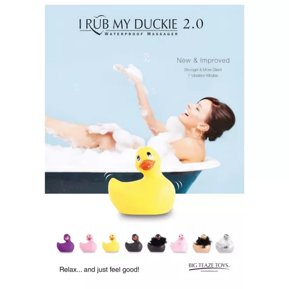 My Duckie 2.0 - vodootporni vibrator za klitoris (pink)