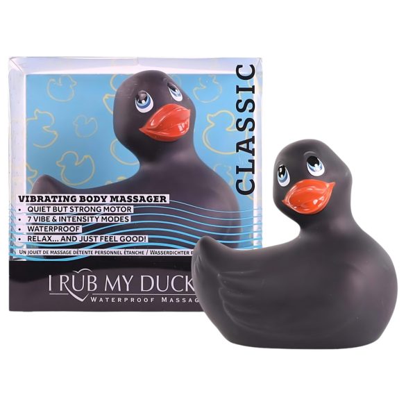 My Duckie 2.0 - vodootporni vibrator u obliku patke (crni)