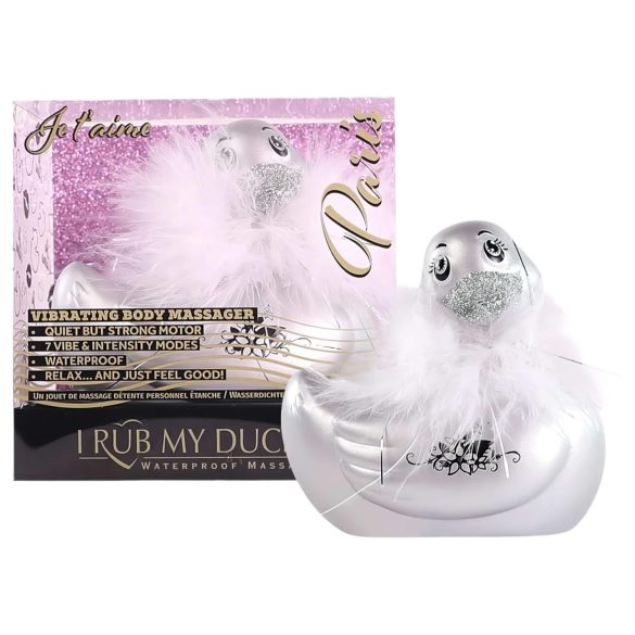 Moja patkica Pariz 2.0 - klitoralni vibrator (srebrni)