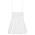 Obsessive 810-BAB-2 - čipkani babydoll i tanga (bela) - L/XL