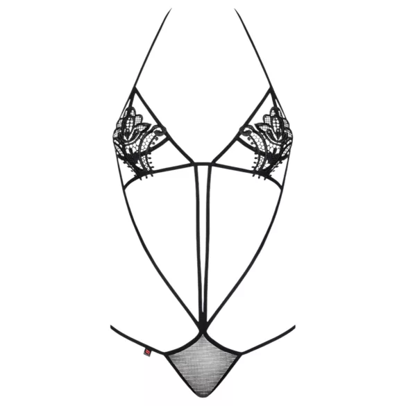 Obsessive Luiza - crni body sa tulipom i trakama (S/M)