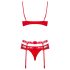 Obsessive Heartina - donji veš set (crvena)