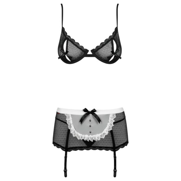 Obsessive Maidme - set kostima sobarice (6 delova) - L/XL