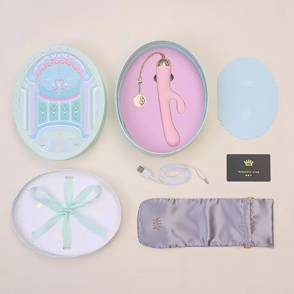 ZALO Ichigo Rabbit - luksuzni vibrator u obliku zeke sa upravljanjem putem aplikacije (roze)