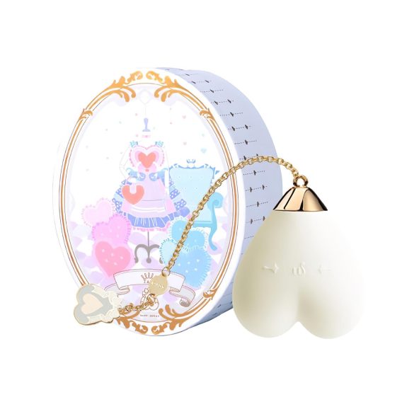 ZALO Baby Heart - pametan vodootporni klitoralni vibrator (beli)