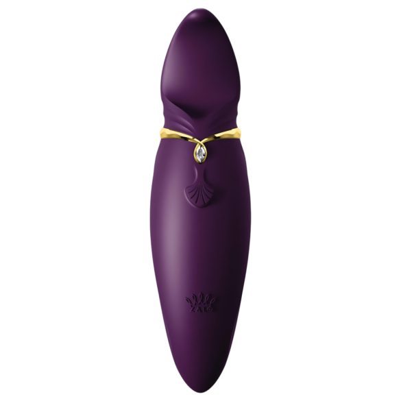 ZALO Hero - punjivi vodootporni klitoralni vibrator (ljubičasti)