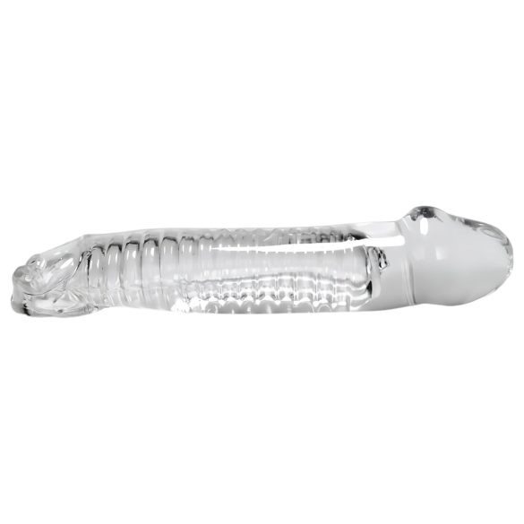OXBALLS Muscle - rebrasti rukav za penis (providan)