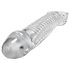 OXBALLS Muscle - rebrasti rukav za penis (providan)