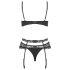 Obsessive Heartina - set donjeg veša (crna)