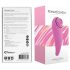 FEELZTOYS Femmegasm - punjivi 2u1 klitoralni vibrator (roze)