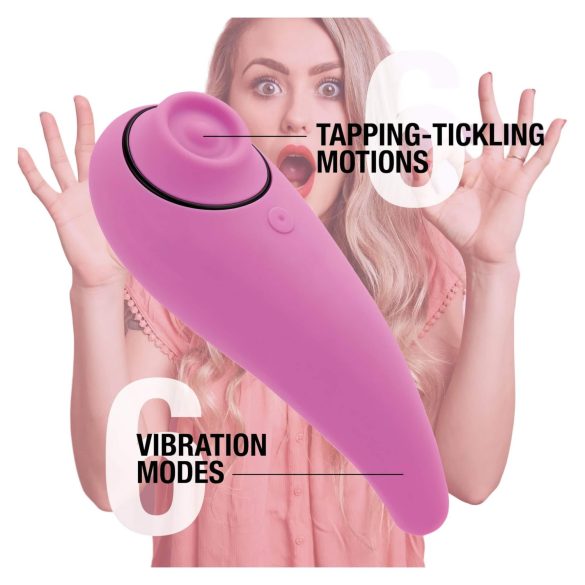 FEELZTOYS Femmegasm - punjivi 2u1 klitoralni vibrator (roze)
