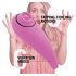 FEELZTOYS Femmegasm - punjivi 2u1 klitoralni vibrator (roze)