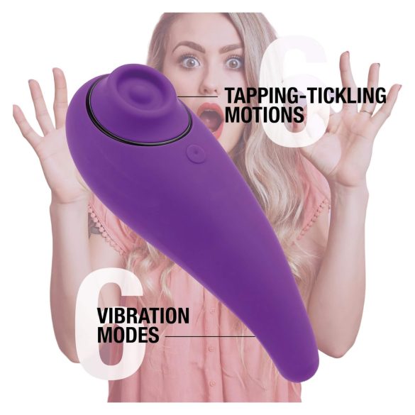 FEELZTOYS Femmegasm - Punjivi 2u1 klitorisni vibrator (ljubičasti)