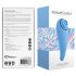 FEELZTOYS Femmegasm - punjivi 2u1 klitoralni vibrator (plavi)