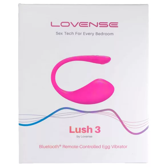 LOVENSE Lush 3 - pametno vibrirajuće jaje (roze)