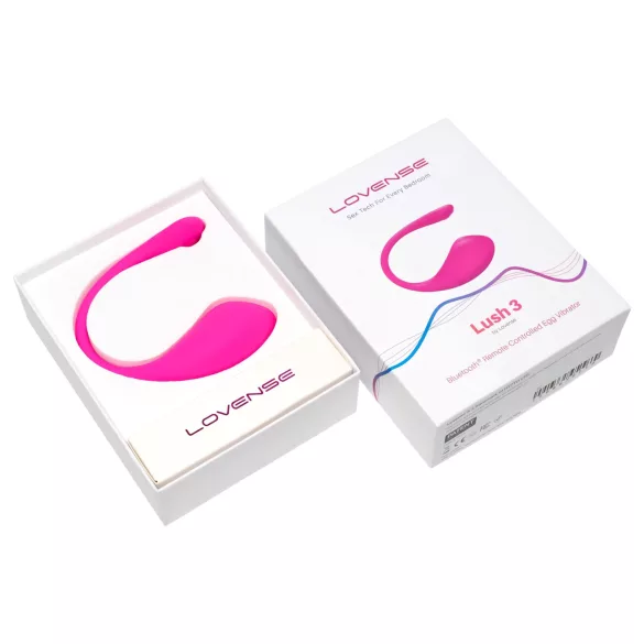 LOVENSE Lush 3 - pametno vibrirajuće jaje (roze)