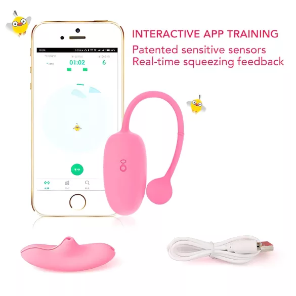 Magic Motion Kegel Coach - вибрациона гејша лоптица (розе)