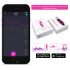 LOVENSE Ferri - pametni klitoralni vibrator (crno-roze)