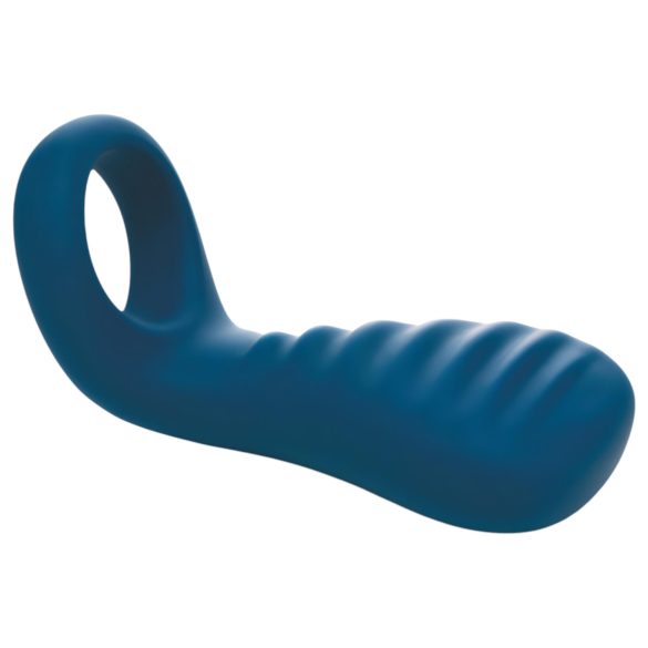 OHMIBOD Bluemotion Nex 3 - pametni, vibrirajući prsten za penis (plavi)