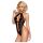 Obsessive 830-Ted - crni body sa okovratnikom - L/XL