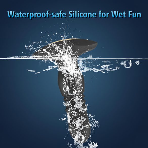 Aixiasia Roy - bežični analni vibrator na baterije (crni)