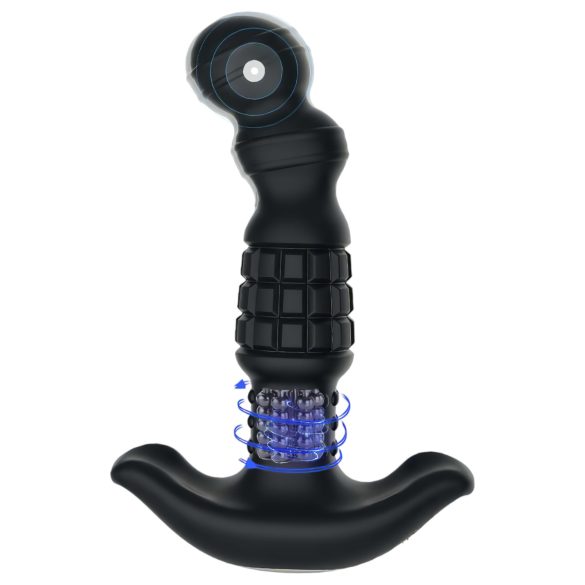 Aixiasia Abake - crni rotacioni analni vibrator