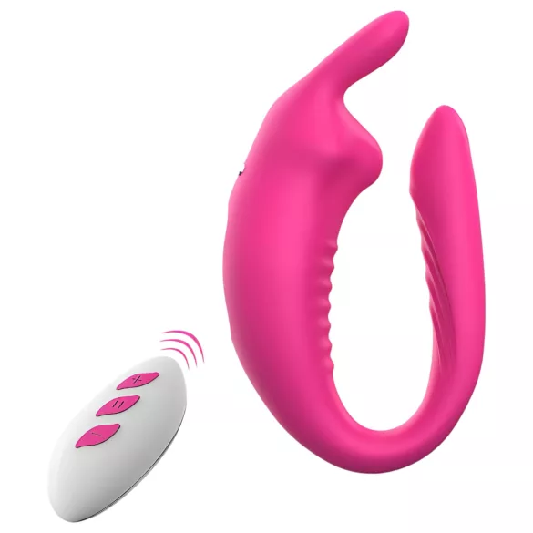 Aixiasia Hera - bežični, akumulatorski parni vibrator (roze)