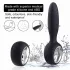 Aixiasia Dylon-Remote - Bežični analni vibrator na baterije (crni)
