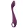 Aixiasia Lotty - punjivi vodootporni G-tačka vibrator (ljubičasti)