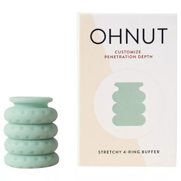 Ohnut - Prsten za regulisanje penetracije, set od 4 (zelena)