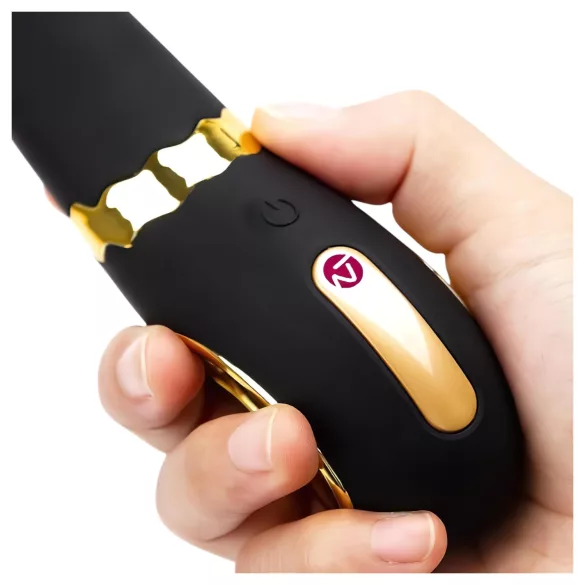 Nomi Tang Getaway Plus 2 - punjivi G-tačka vibrator (crno-zlatna)