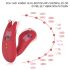 Magic Motion Umi - pametan, punjiv vibrator s trakama (crveni)