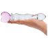 GLAS - stakleni dildo srca (prozirni)