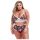 Baci Plus Size - cvetni čipkani grudnjak set