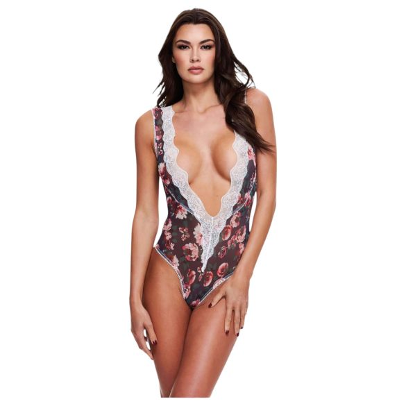 Baci - cvetni, čipkani bodi - M/L