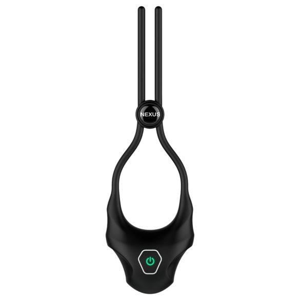 Nexus Forge - prilagodljivi vibracioni prsten za penis (crna)