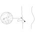 Nexus Forge - prilagodljivi vibracioni prsten za penis (crna)