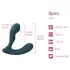 Magic Motion Solstice X - Aplikacijom upravljani vibrator za prostatu, za muškarce (zeleni)