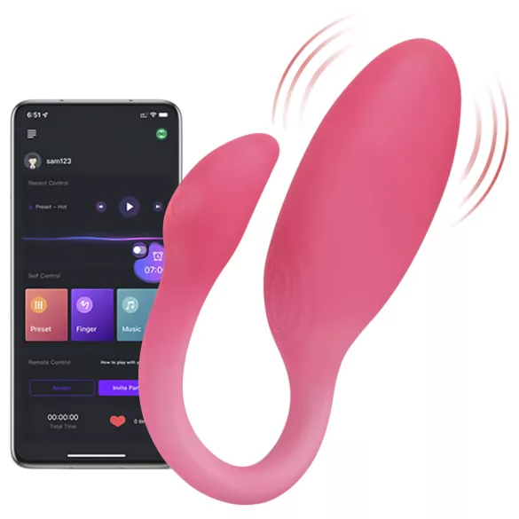 Magic Motion Flamingo Max - апликацијом контролисано вибрирајуће јаје (розе)